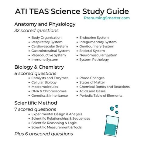 teas science study guide pdf free|ati teas science cheat sheet.